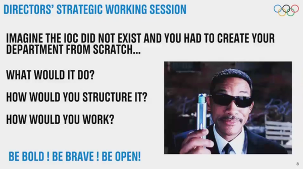 Coventry’s offer for frightened and frustrated IOC staff: 'a single source of truth'